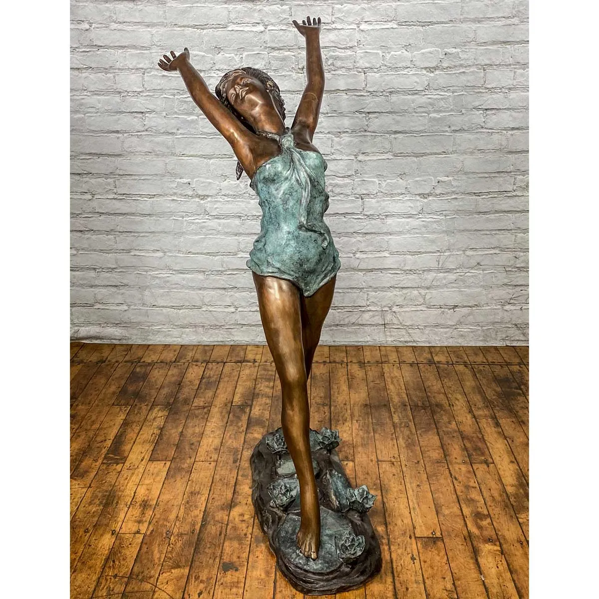 Bronze Fountain Dancing Woman