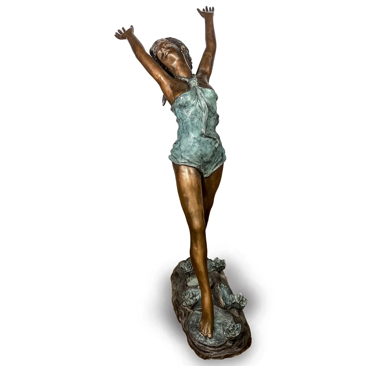 Bronze Fountain Dancing Woman