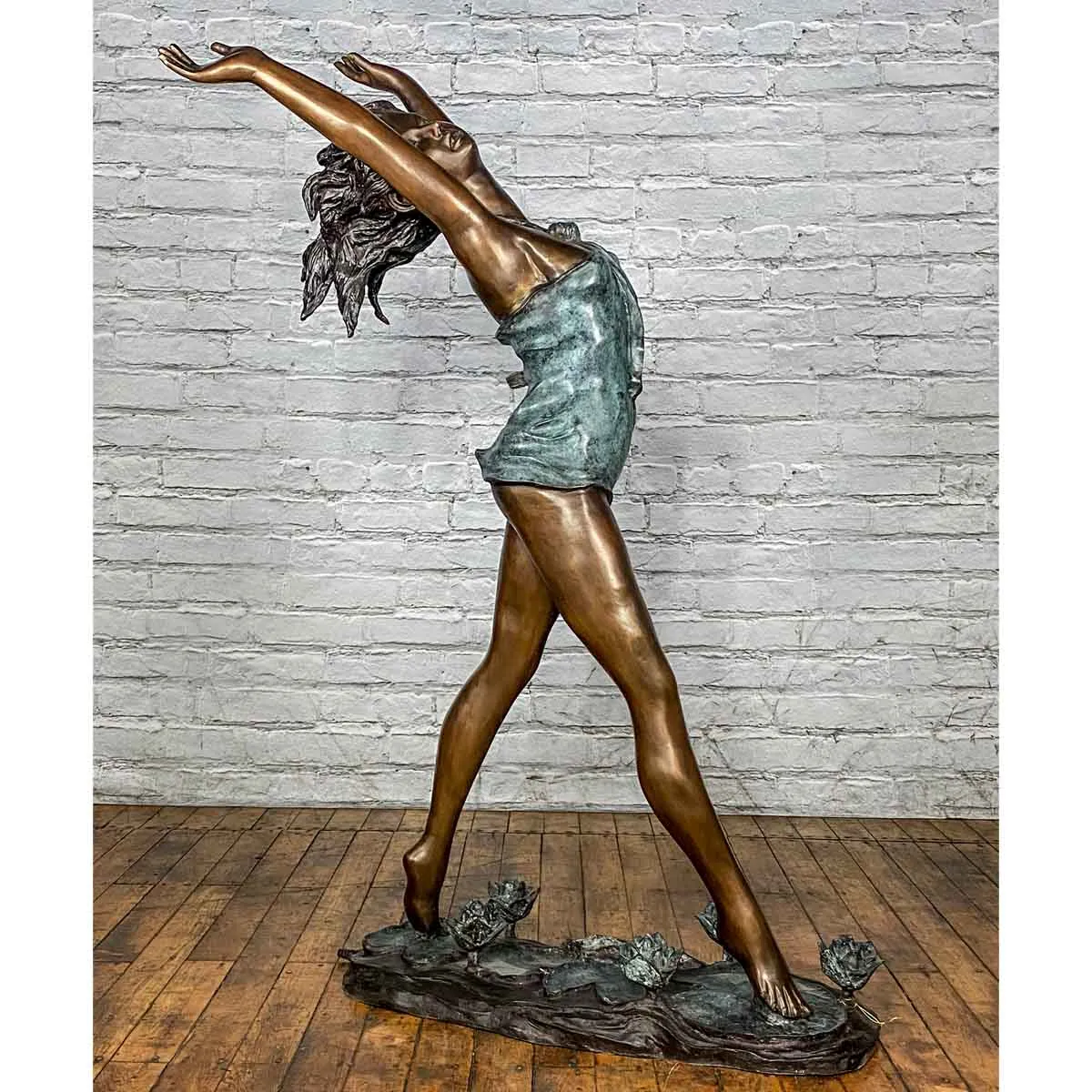 Bronze Fountain Dancing Woman