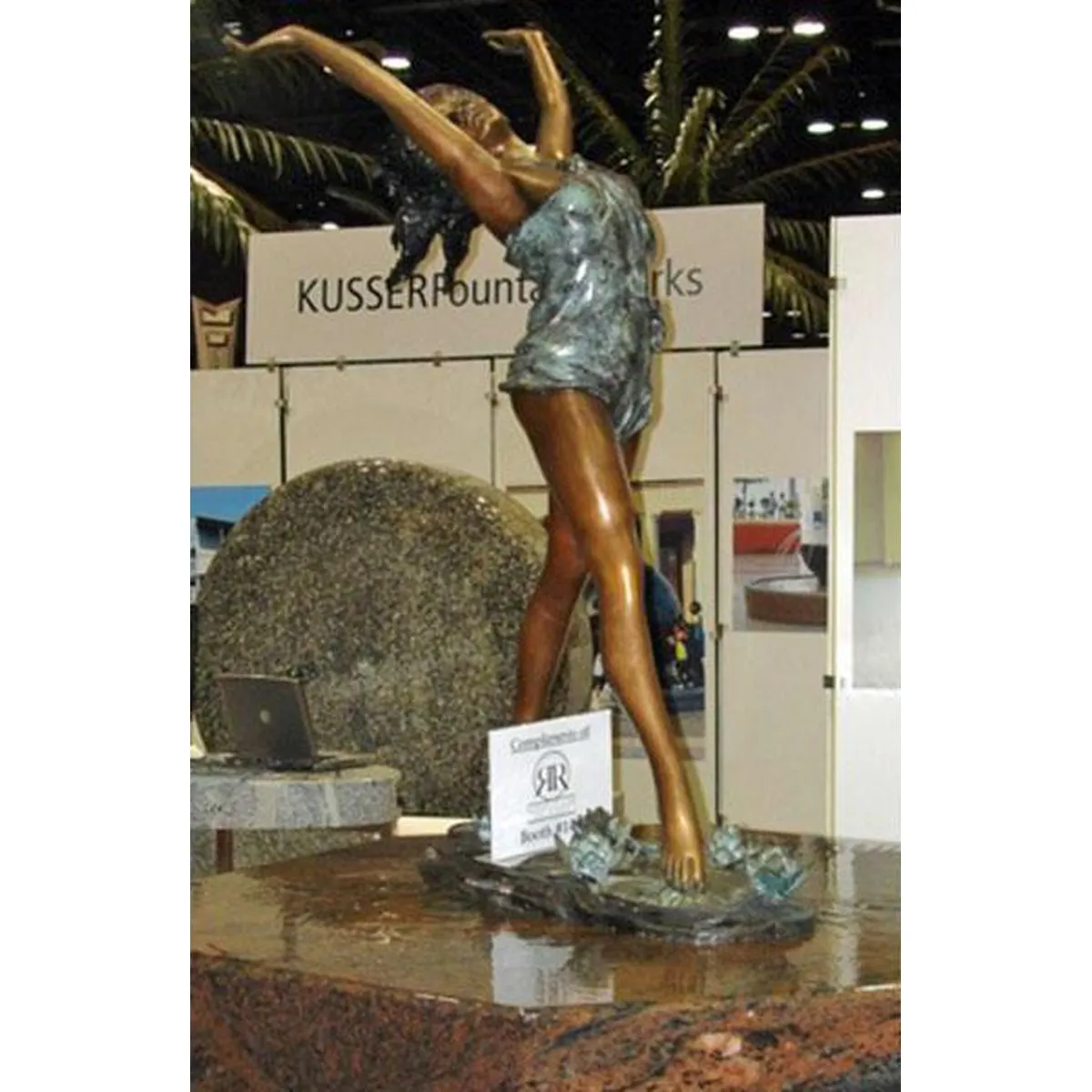 Bronze Fountain Dancing Woman