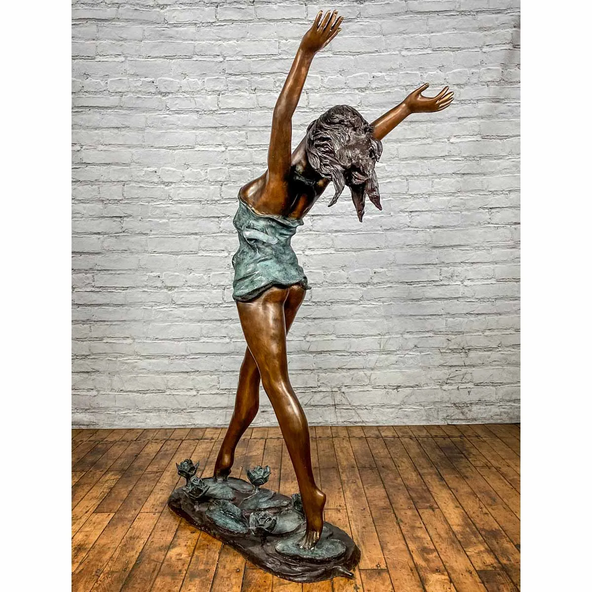Bronze Fountain Dancing Woman
