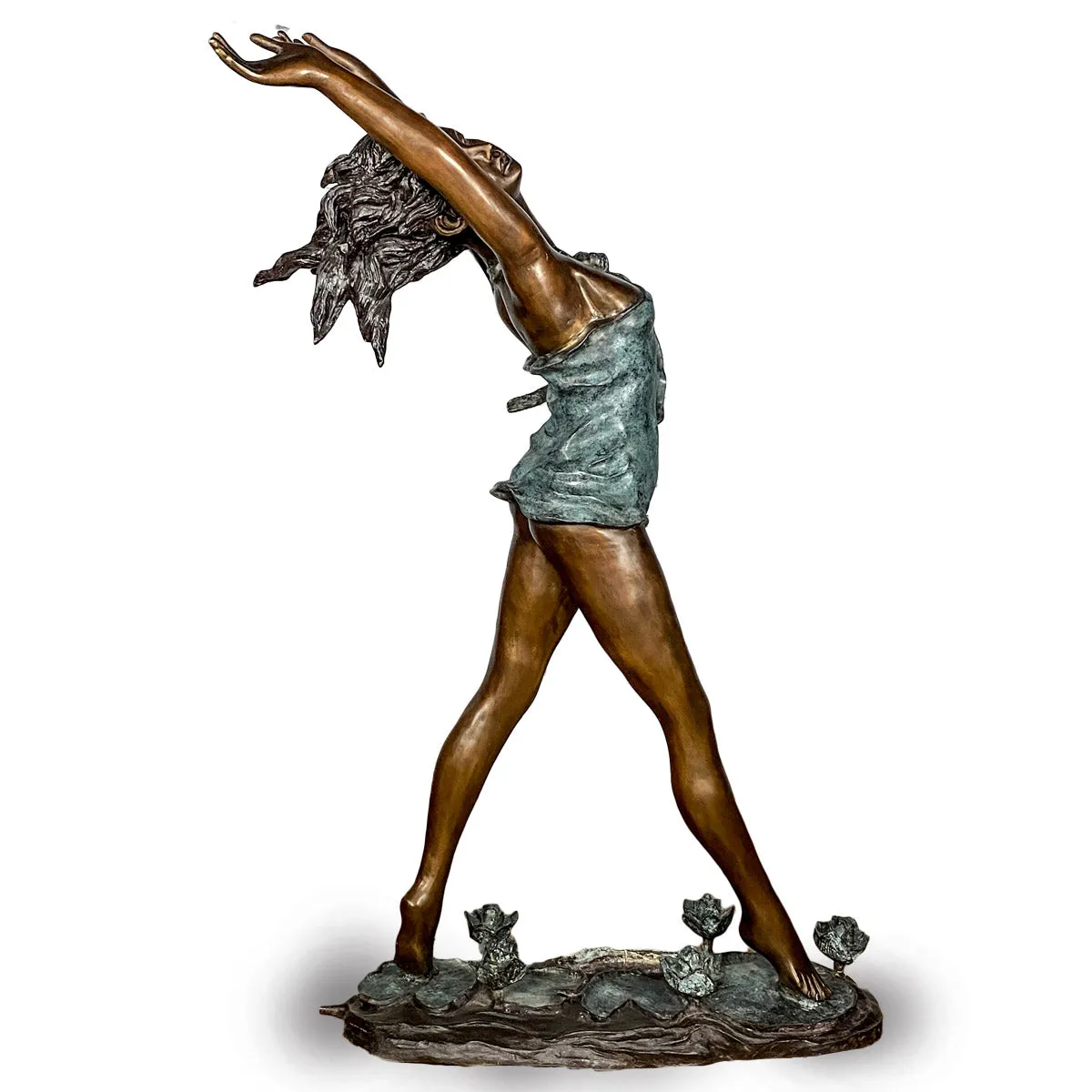 Bronze Fountain Dancing Woman