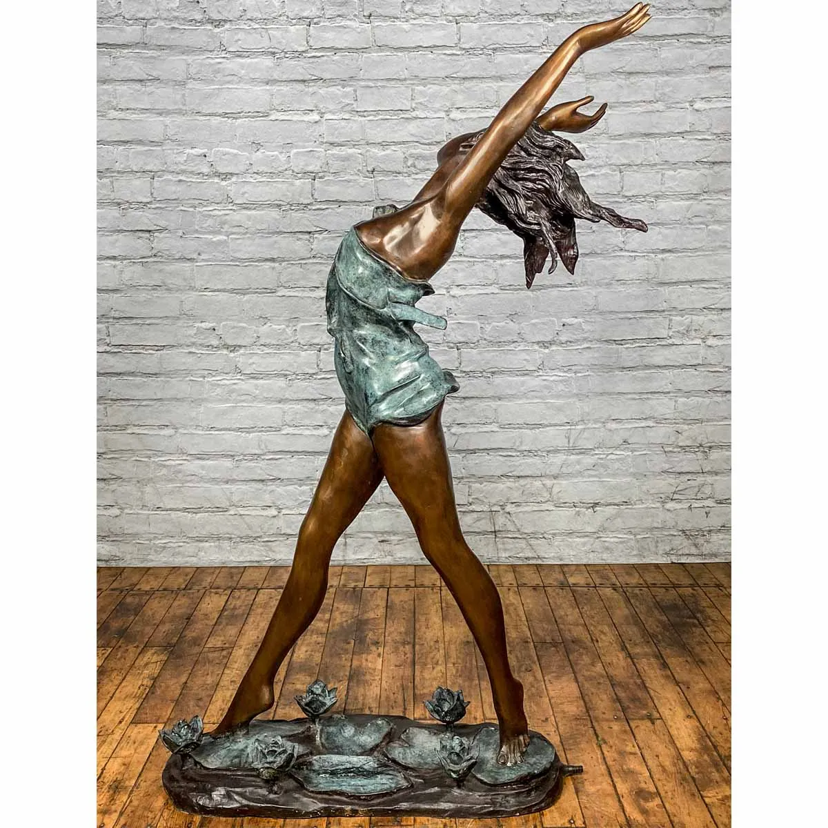 Bronze Fountain Dancing Woman