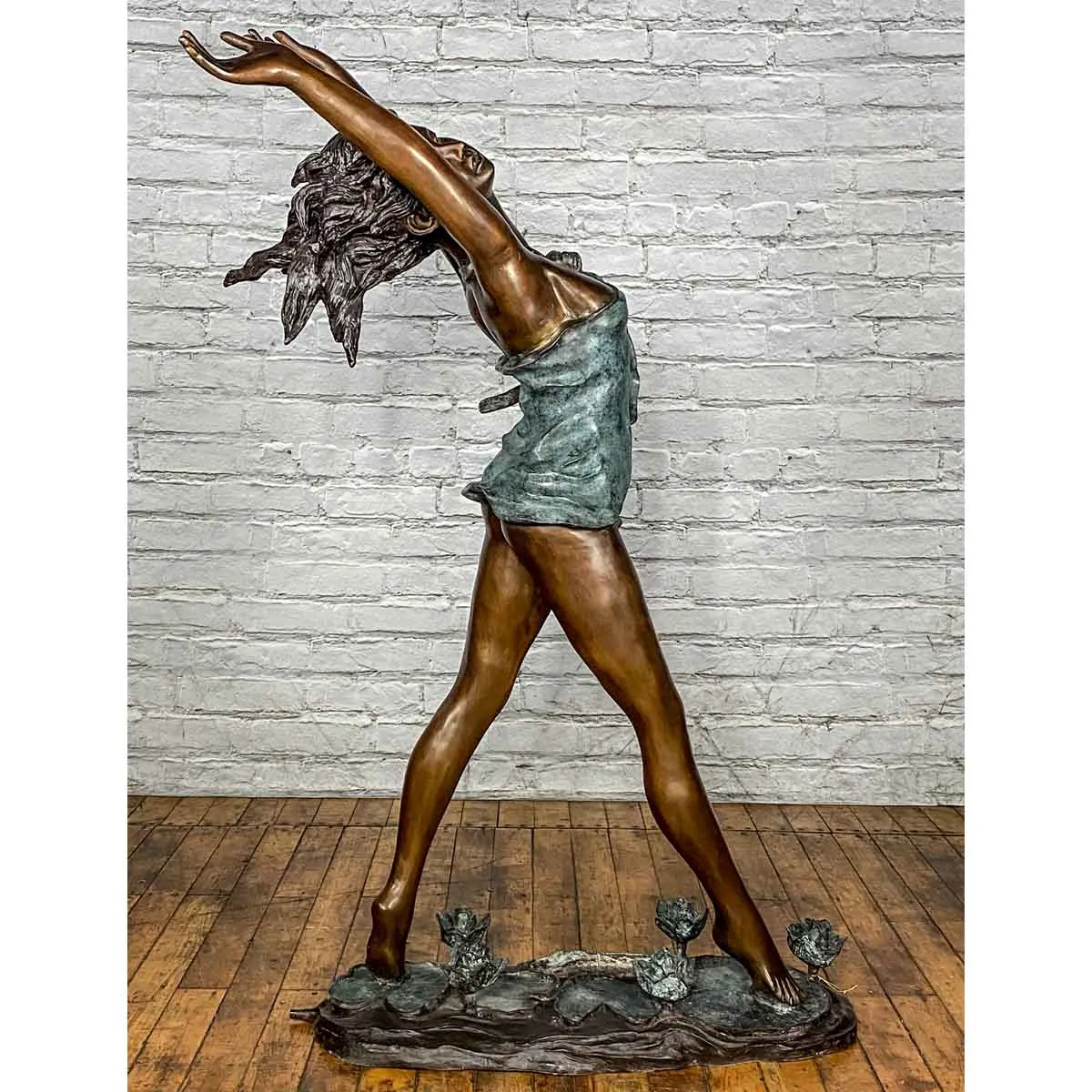 Bronze Fountain Dancing Woman