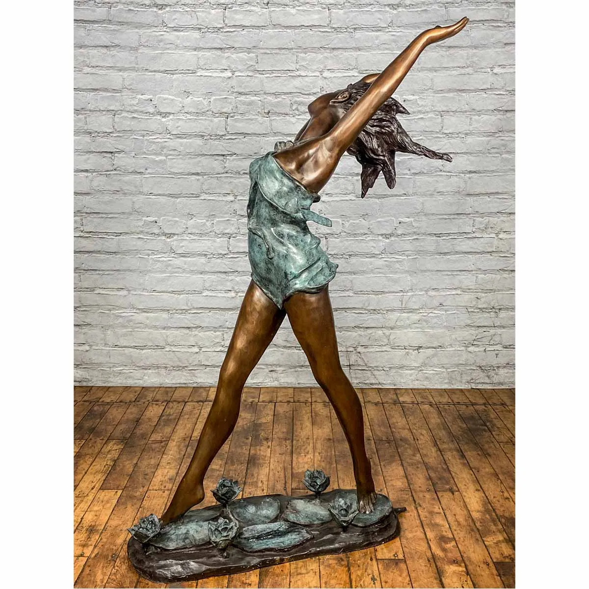 Bronze Fountain Dancing Woman