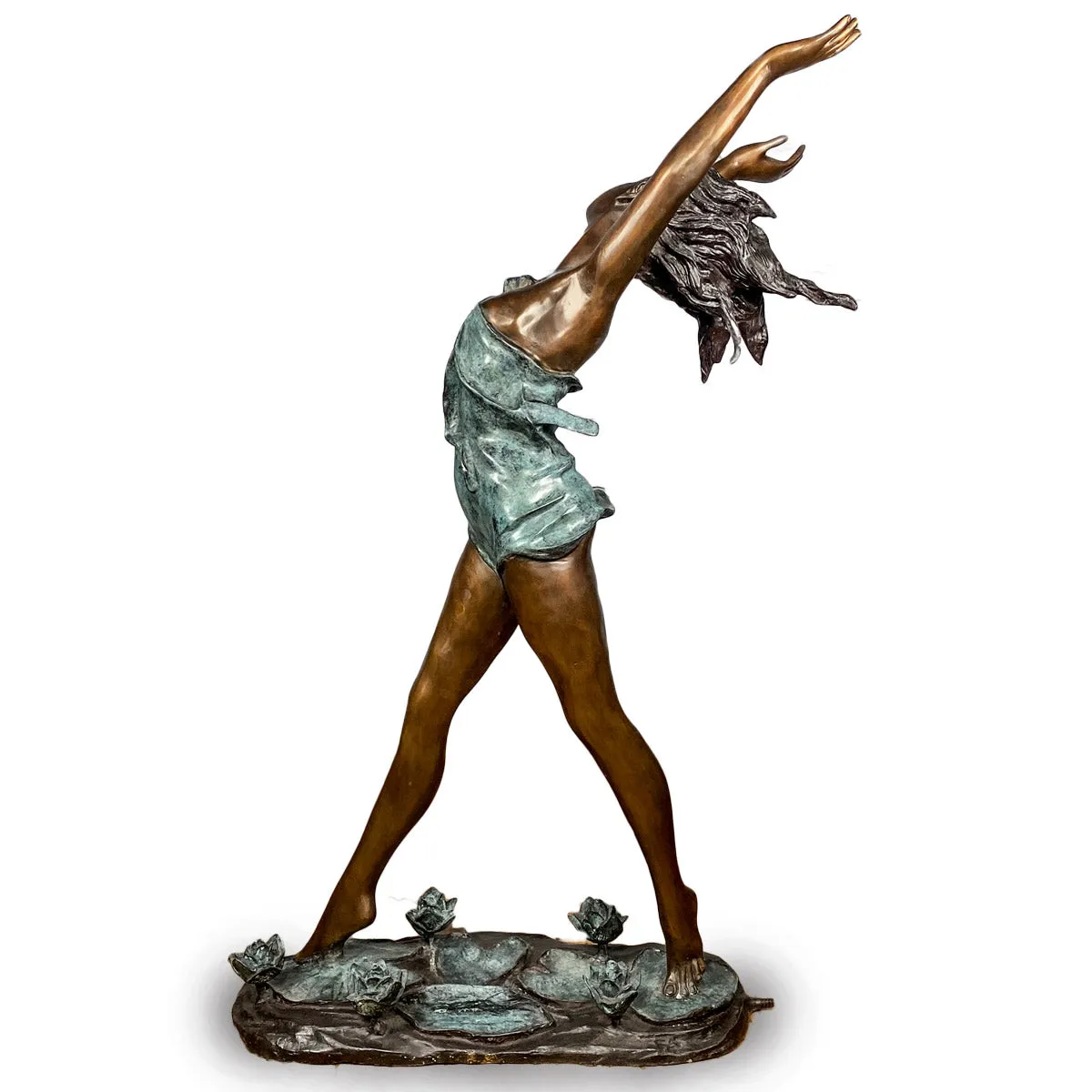 Bronze Fountain Dancing Woman