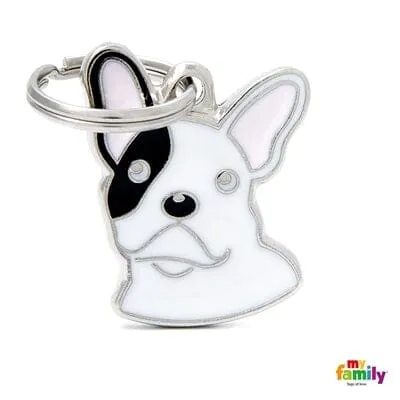 Bull Dog Name Tag