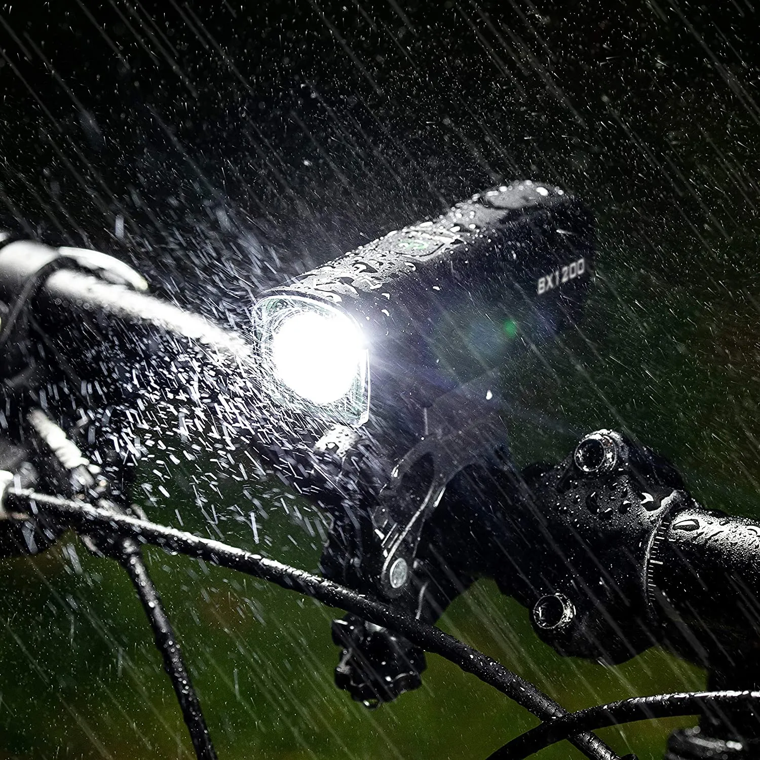 BX-1200 BIKE LIGHTS FRONT AND BACK SET RECHARGEABLE USB TYPE-C PERFORMANCE BICYCLE HEADLIGHT & TAIL LIGHT (DISCONTINUED)