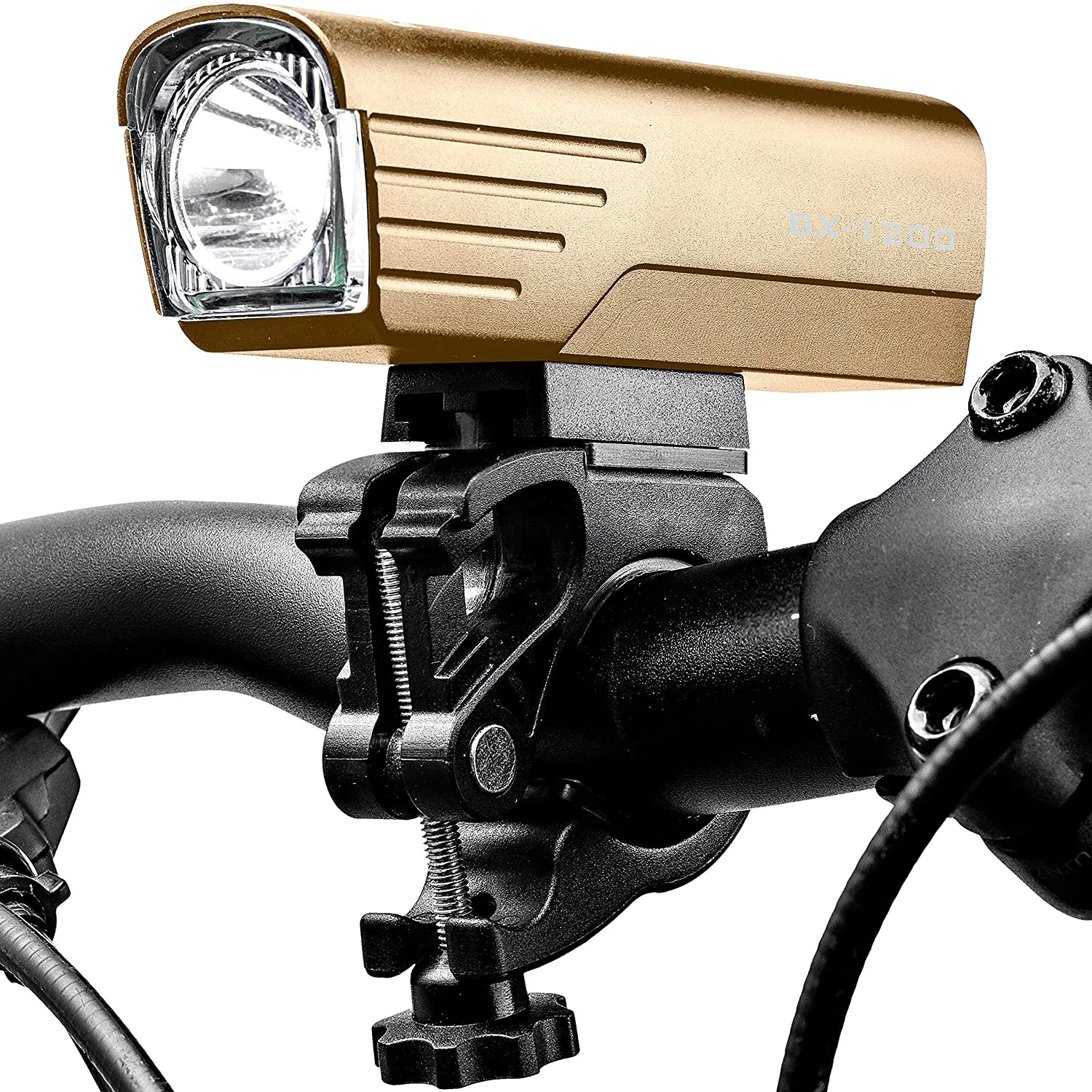 BX-1200 BIKE LIGHTS FRONT AND BACK SET RECHARGEABLE USB TYPE-C PERFORMANCE BICYCLE HEADLIGHT & TAIL LIGHT (DISCONTINUED)