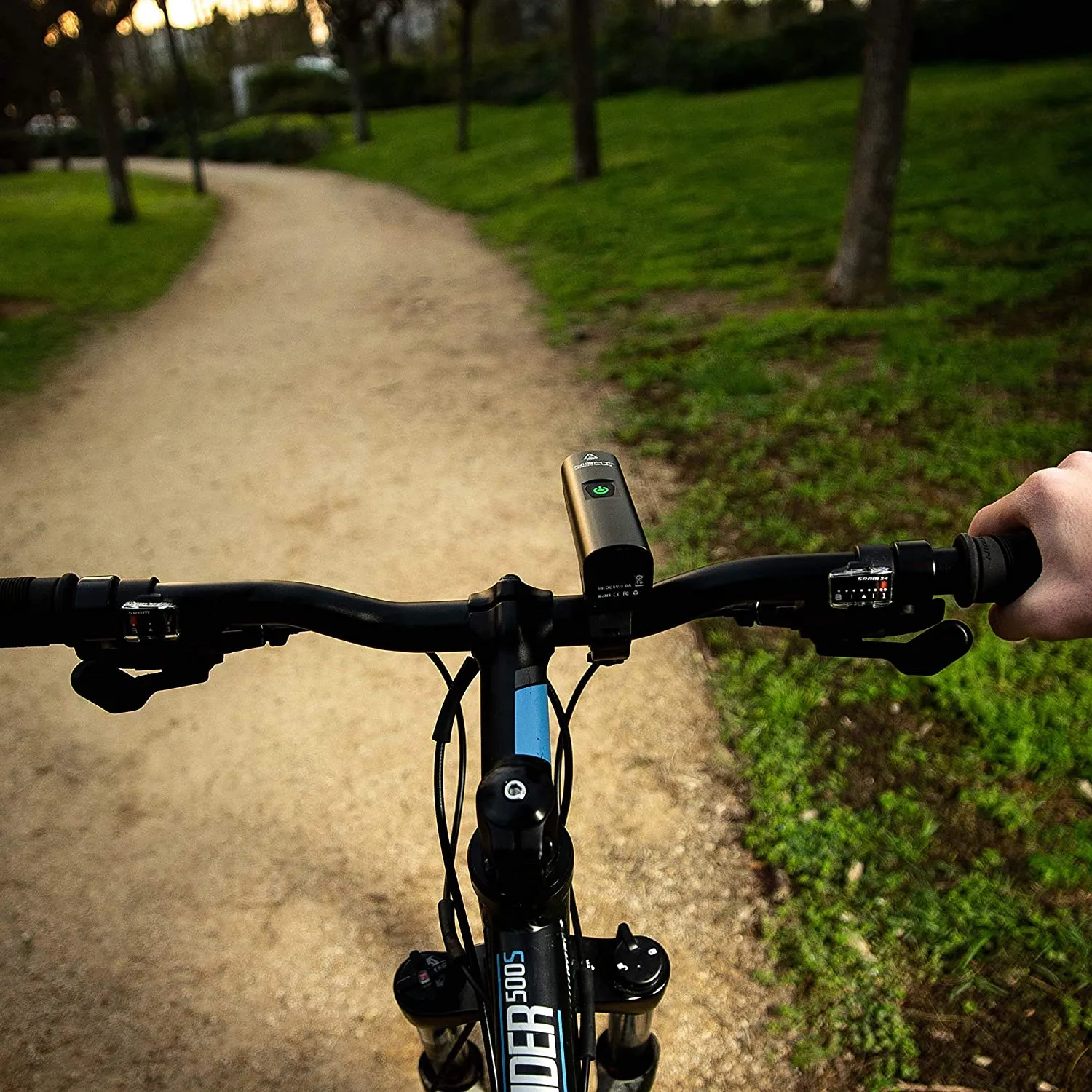 BX-1200 BIKE LIGHTS FRONT AND BACK SET RECHARGEABLE USB TYPE-C PERFORMANCE BICYCLE HEADLIGHT & TAIL LIGHT (DISCONTINUED)