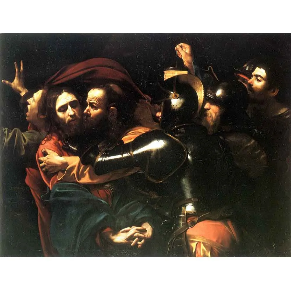 Caravaggio "Kiss of Judas" Gloss Poster (4 Sizes Available)