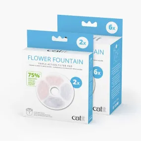 Catit Flower Fountain Triple Action Filter Pads