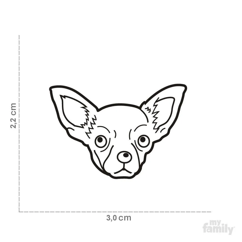 Chihuahua Dog Name Tag