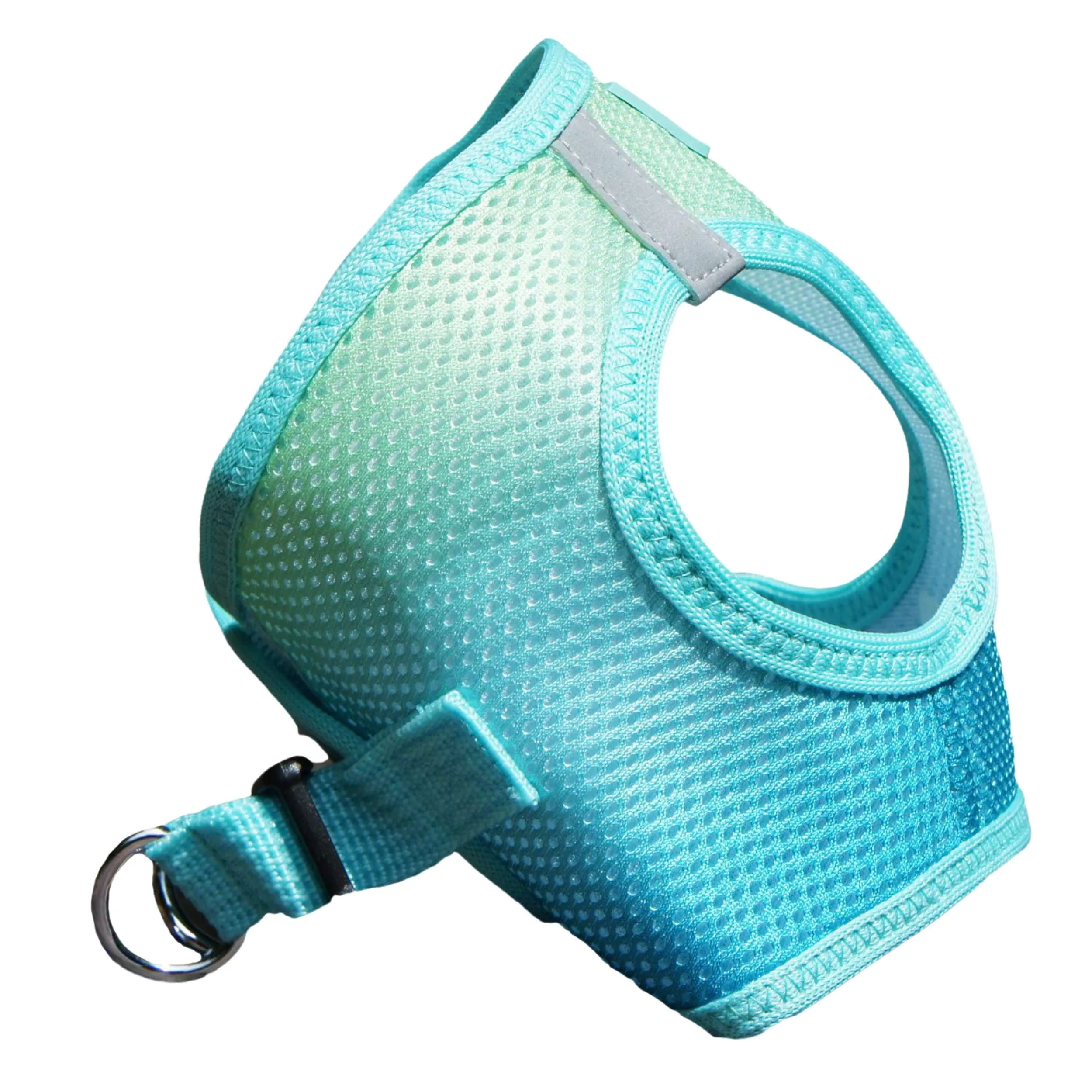 Choke-Free Mesh Harness | Ombre Aruba Blue
