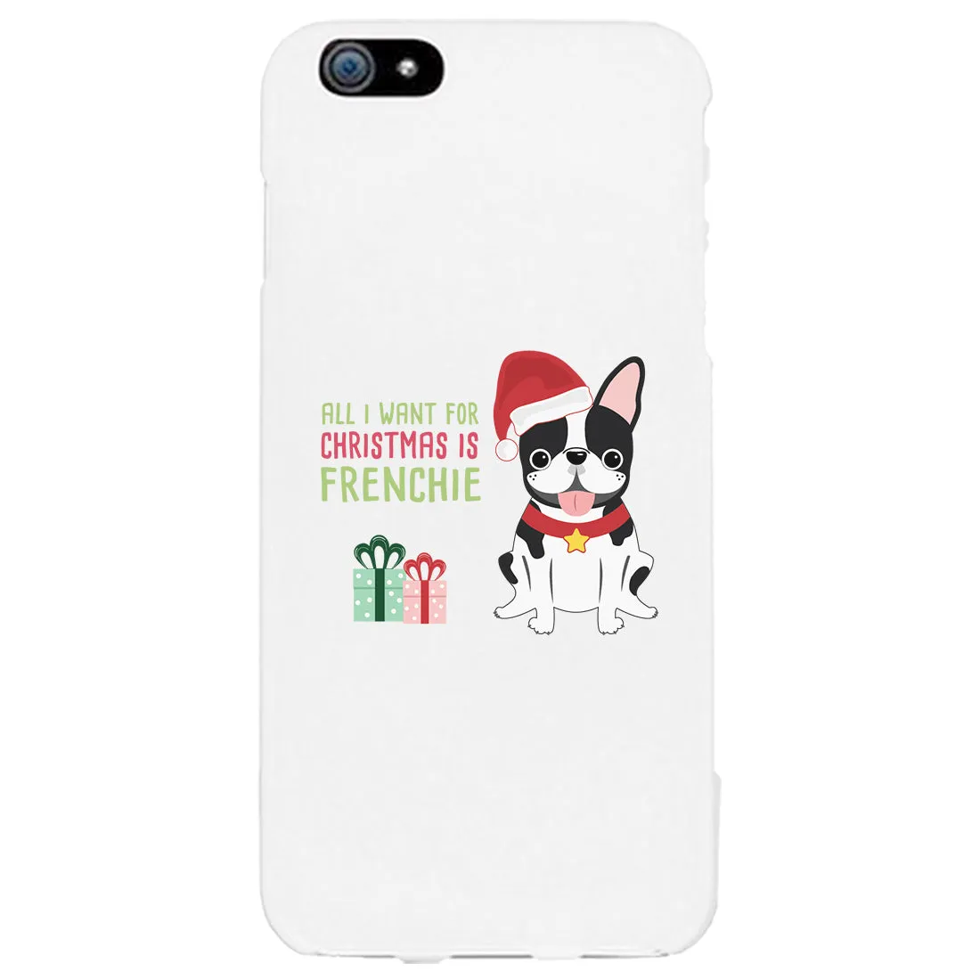 Christmas Frenchie Present Phone Case