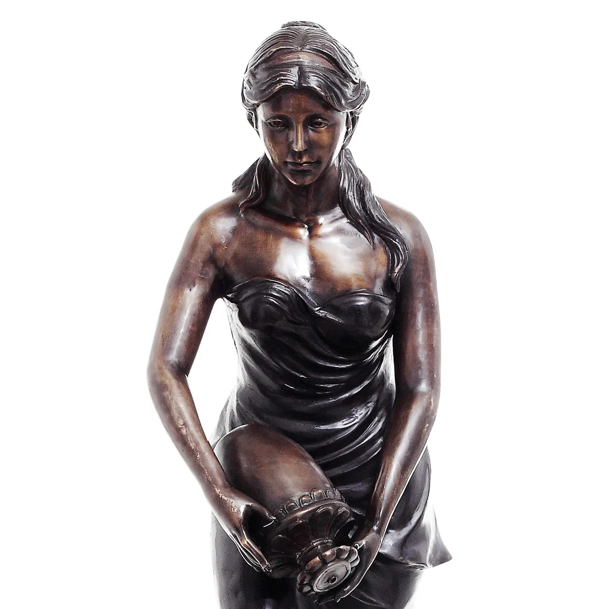 Classical Woman Holding Jug Bronze Fountain