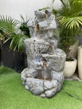 Classy Home Creation Unique Water Fountain for Home Decor| Big Size Water Fountain for House, Office, Garden, livingroom, Bedroom| Water Fountain 3.5 feet for Home Decor