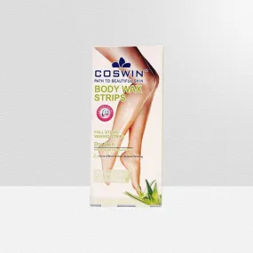 COSWIN BODY WAX STRIPS WITH SHEA BUTTER & PAPAYA