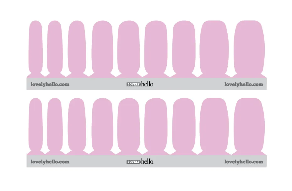 Cotton Candy Nail Wraps