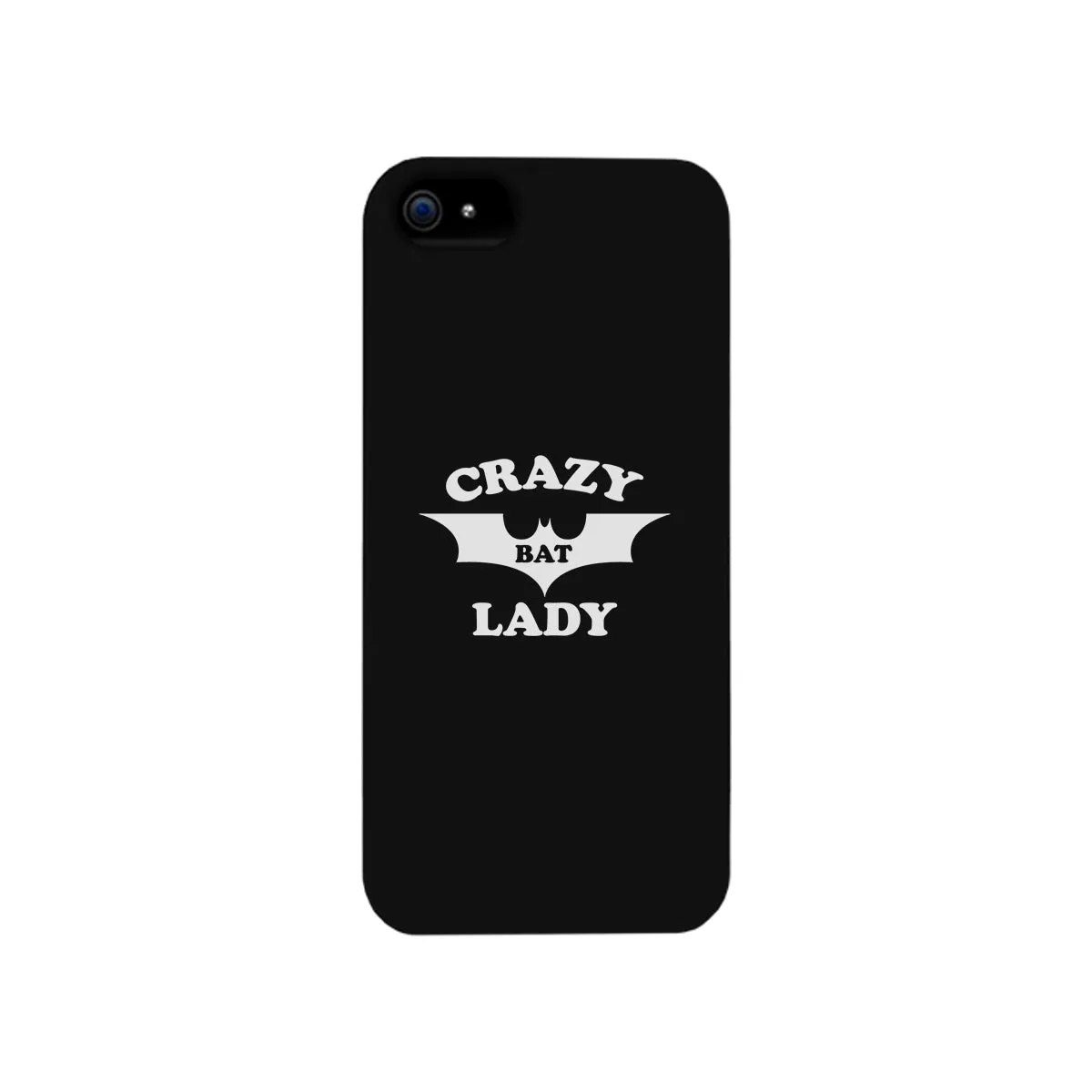 Crazy Bat Lady Black Phone Case