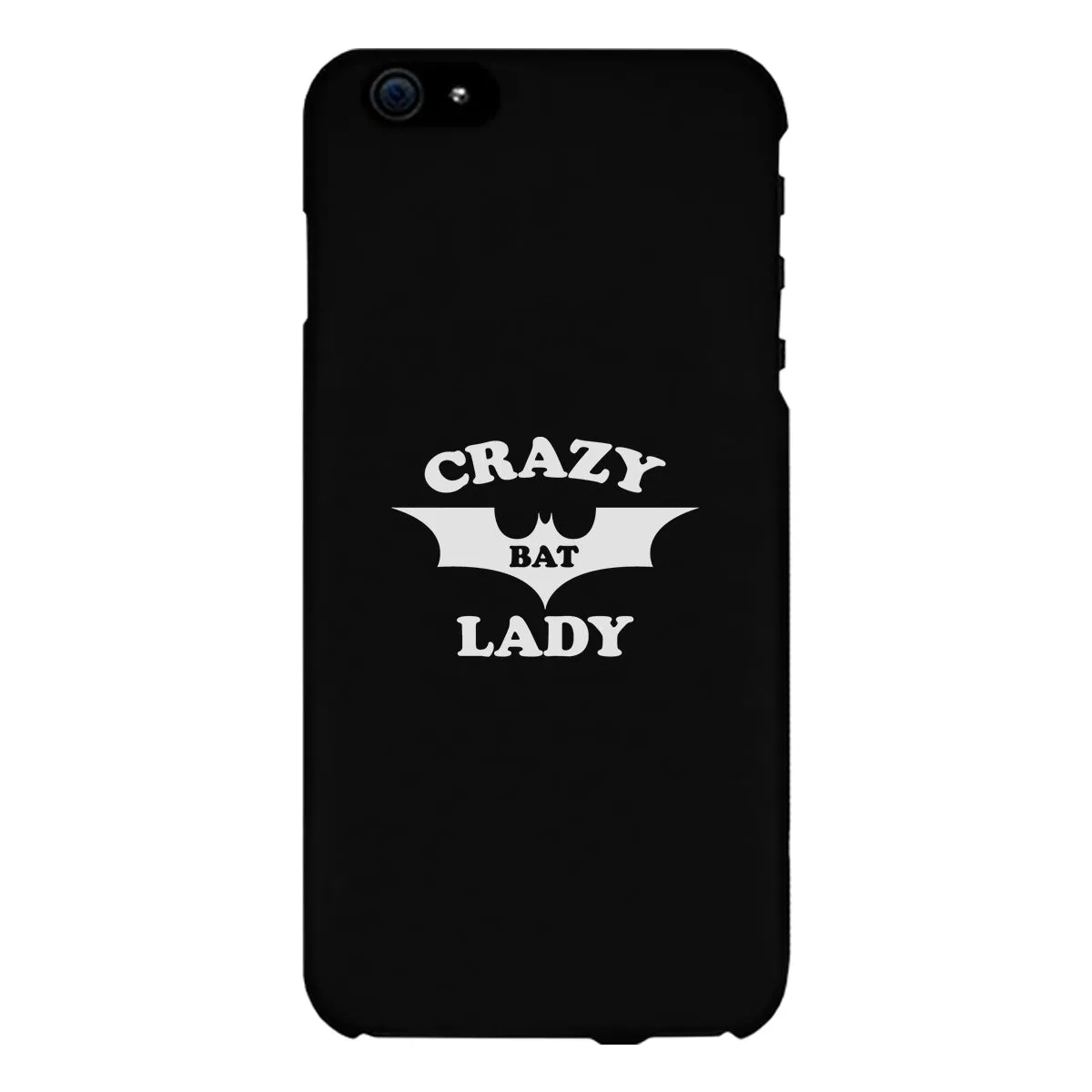 Crazy Bat Lady Black Phone Case