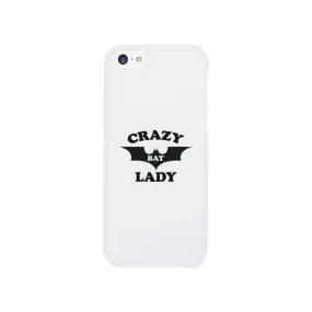 Crazy Bat Lady White Phone Case