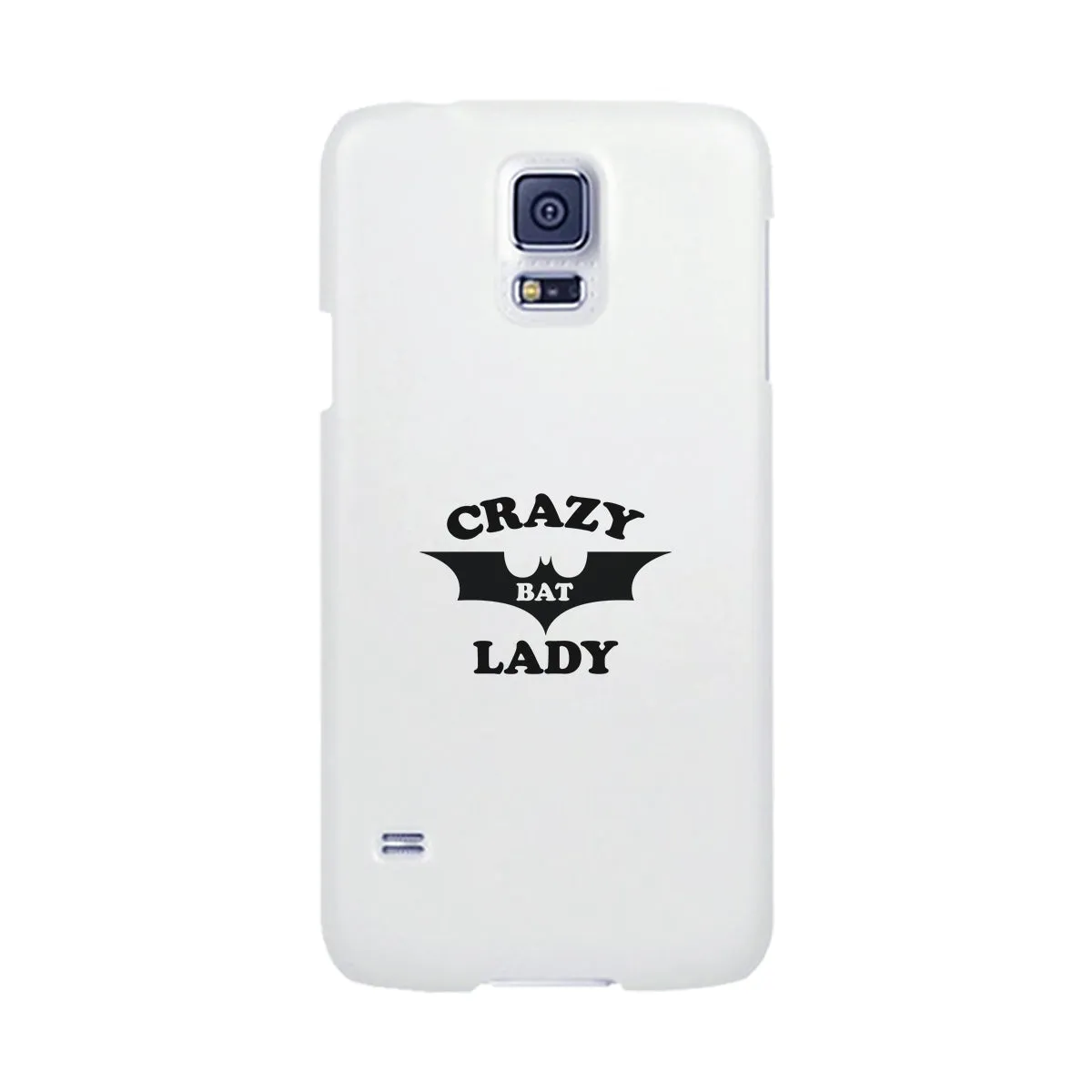 Crazy Bat Lady White Phone Case
