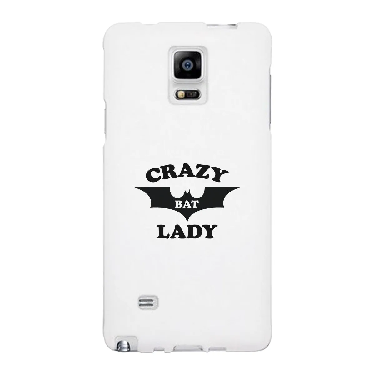 Crazy Bat Lady White Phone Case