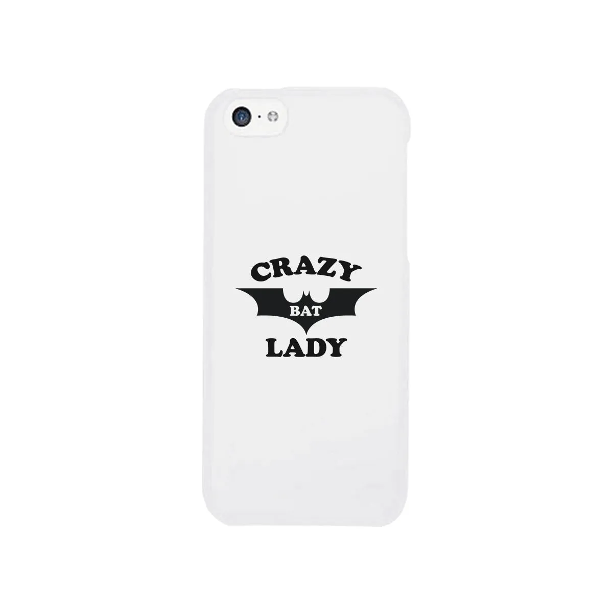 Crazy Bat Lady White Phone Case