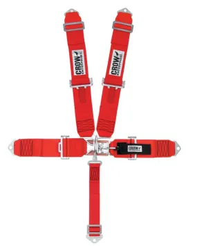 Crow 5-Way Standard 3" Latch & Link Harness - Red