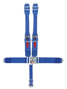 Crow QA 5-Way Duck Bill 3" Latch & Link - Dog Bone Harness - Blue