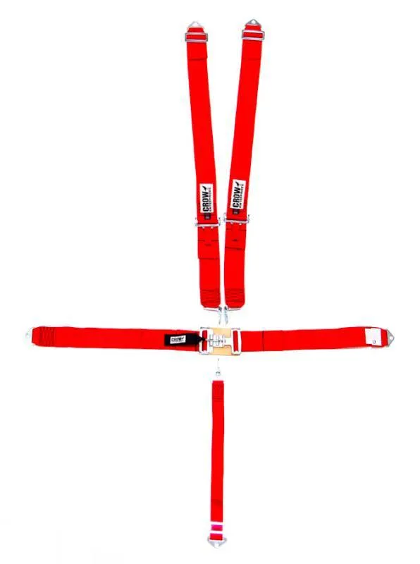 Crow QA 5-Way Duck Bill 3" Latch & Link Harness - Red