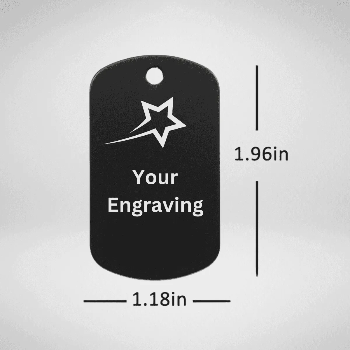 Custom Engraved Aluminum Tags - All Purpose Engraved Metal Tags