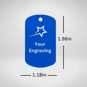 Custom Engraved Aluminum Tags - All Purpose Engraved Metal Tags