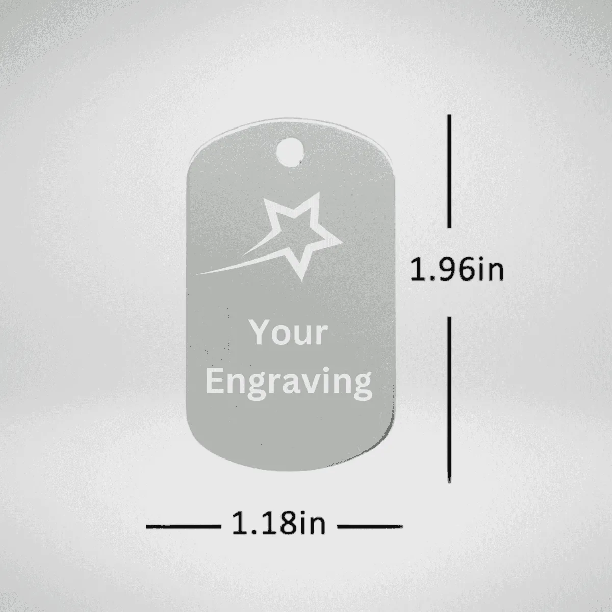 Custom Engraved Aluminum Tags - All Purpose Engraved Metal Tags