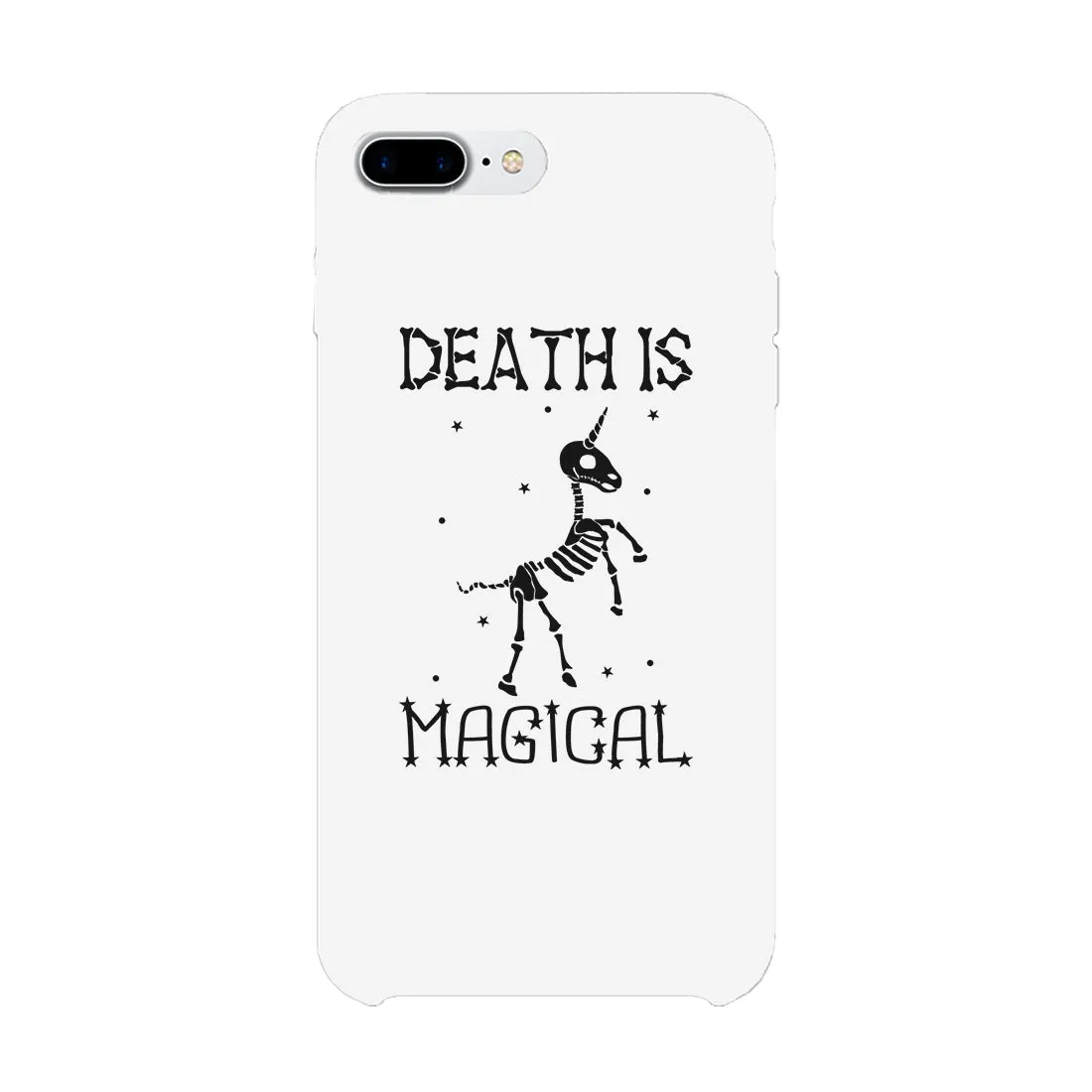 Death is Megical Unicorn Skeleton Funny Halloween Phone Case