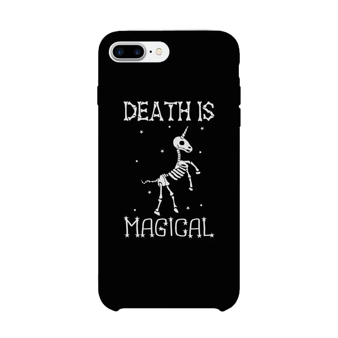 Death is Megical Unicorn Skeleton Funny Halloween Phone Case
