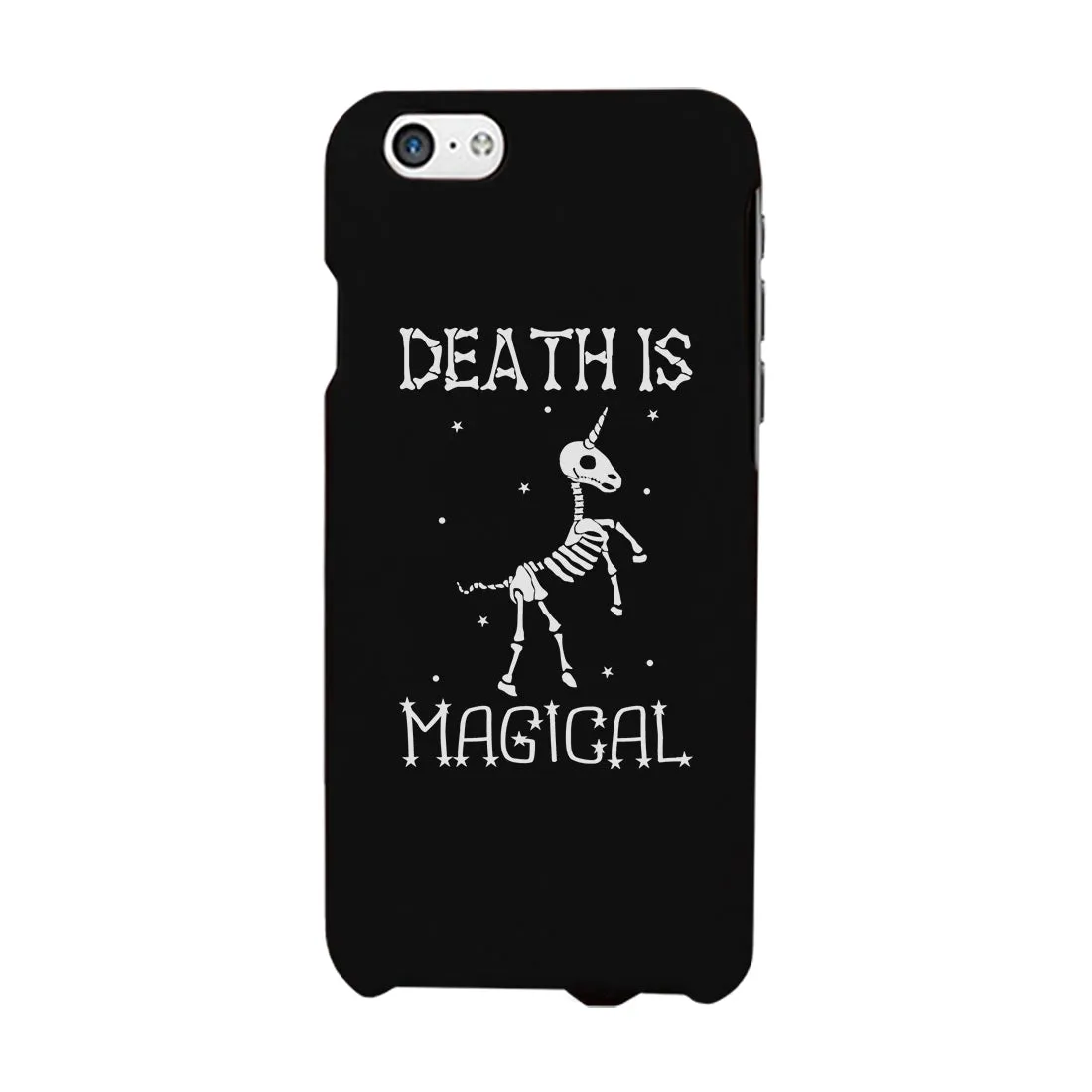 Death is Megical Unicorn Skeleton Funny Halloween Phone Case