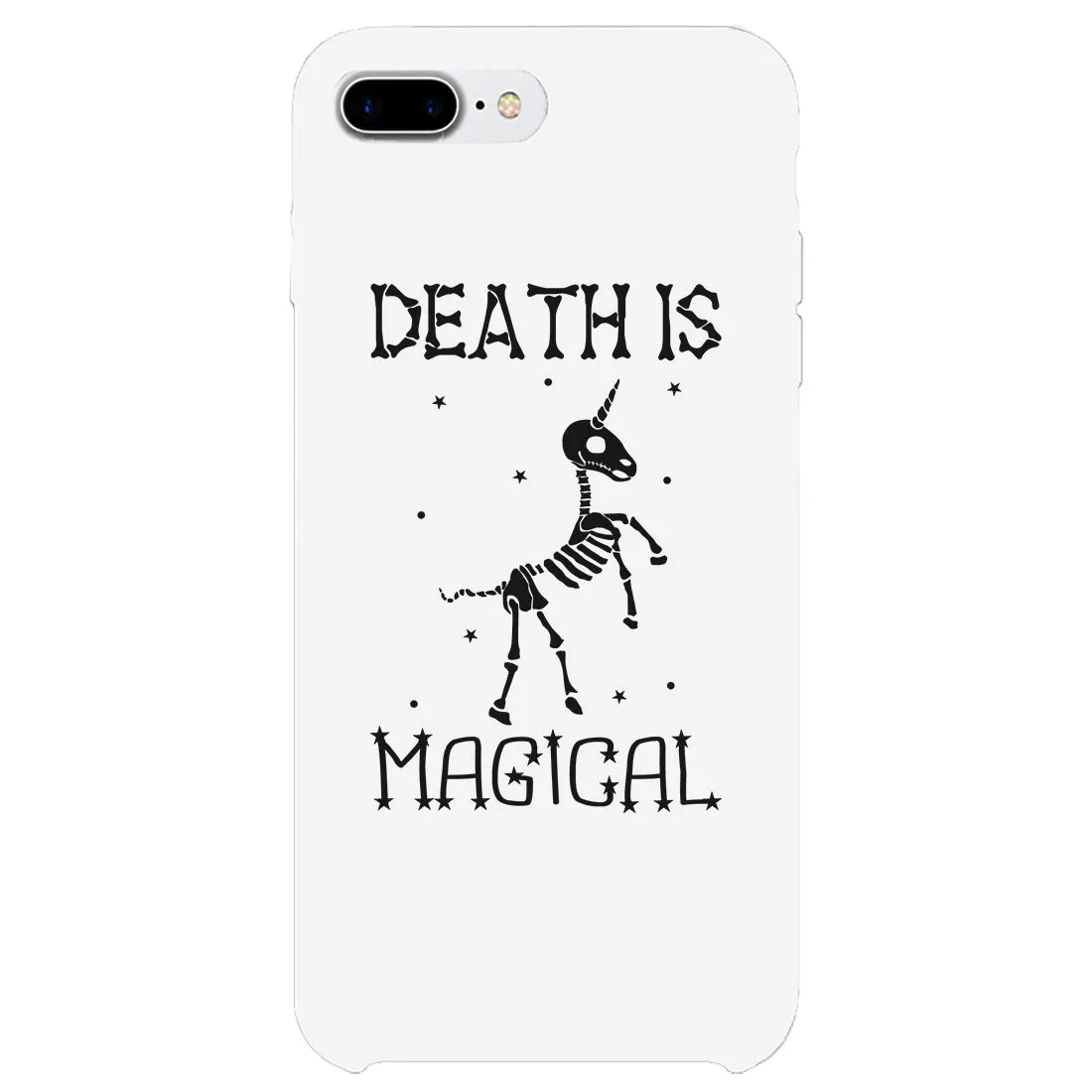 Death is Megical Unicorn Skeleton Funny Halloween Phone Case