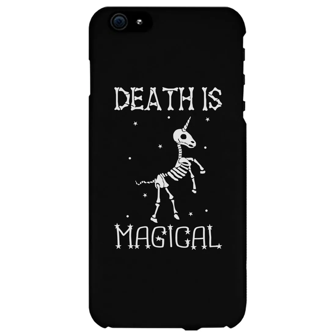 Death is Megical Unicorn Skeleton Funny Halloween Phone Case