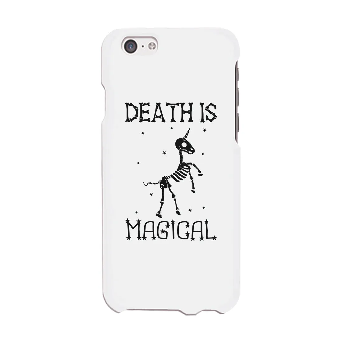 Death is Megical Unicorn Skeleton Funny Halloween Phone Case