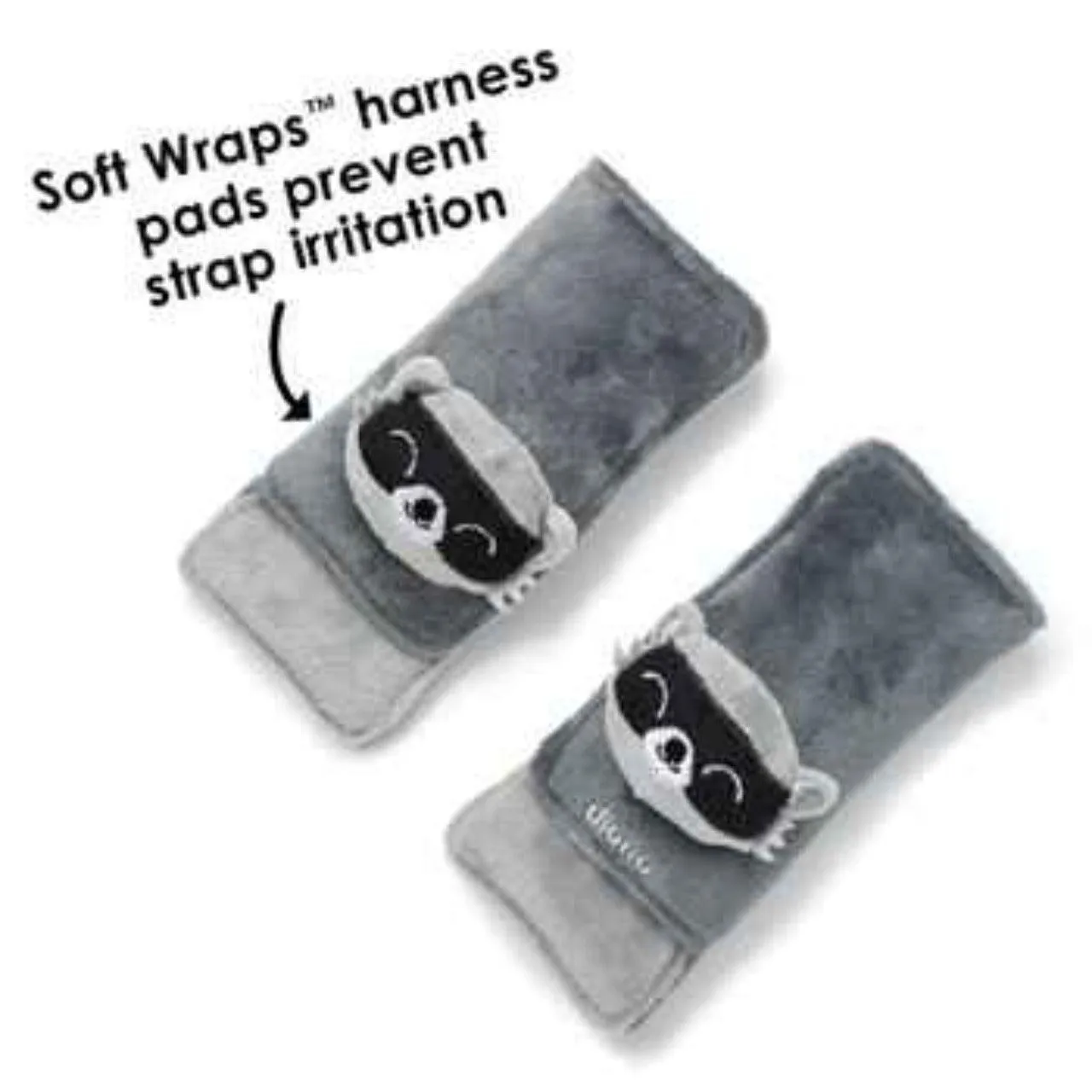 Diono Car Seat Harness Soft Wraps & Linkie Toy