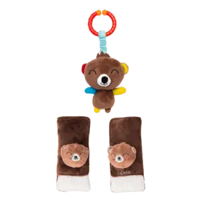 Diono Car Seat Harness Soft Wraps & Linkie Toy