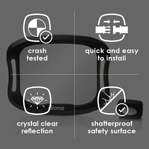 Diono Easy View XXL Car Mirror with Dual LED Lights