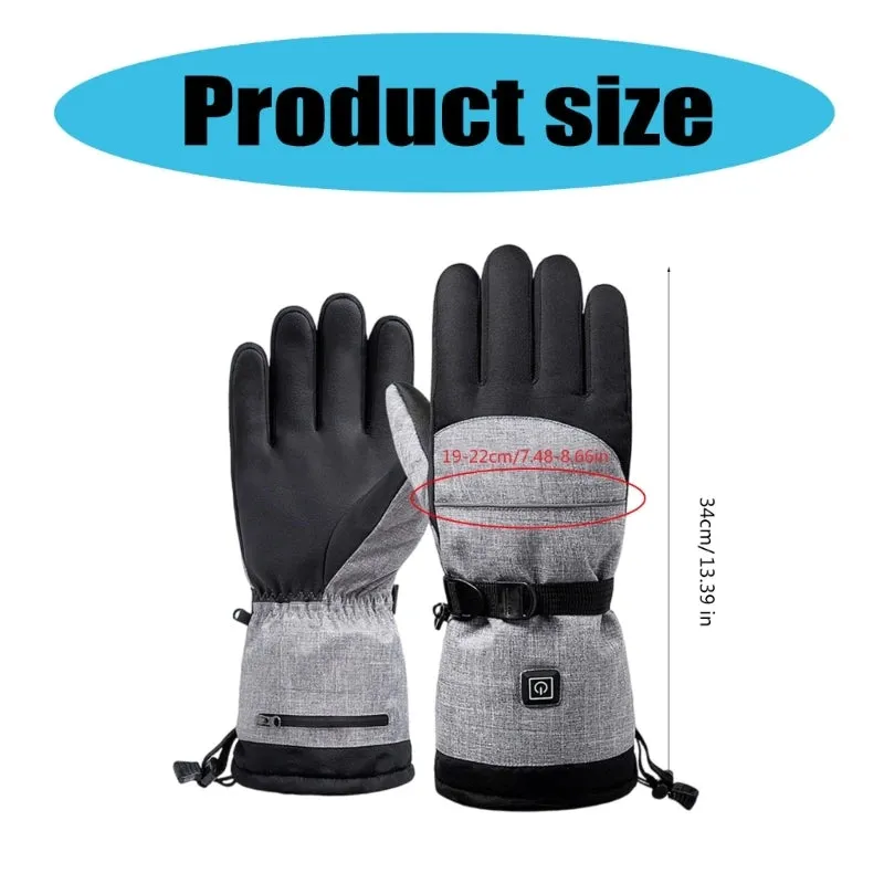 Electric Self-Heating Gloves for Outdoor Sports Motorcycle Skiing Hiking Hunting X5QF
