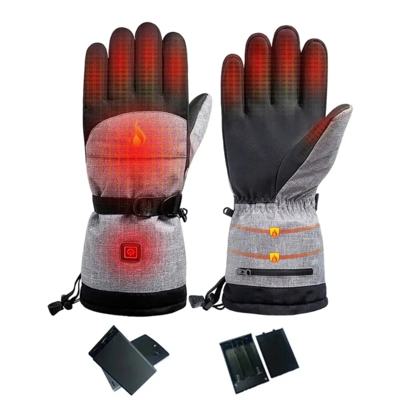 Electric Self-Heating Gloves for Outdoor Sports Motorcycle Skiing Hiking Hunting X5QF