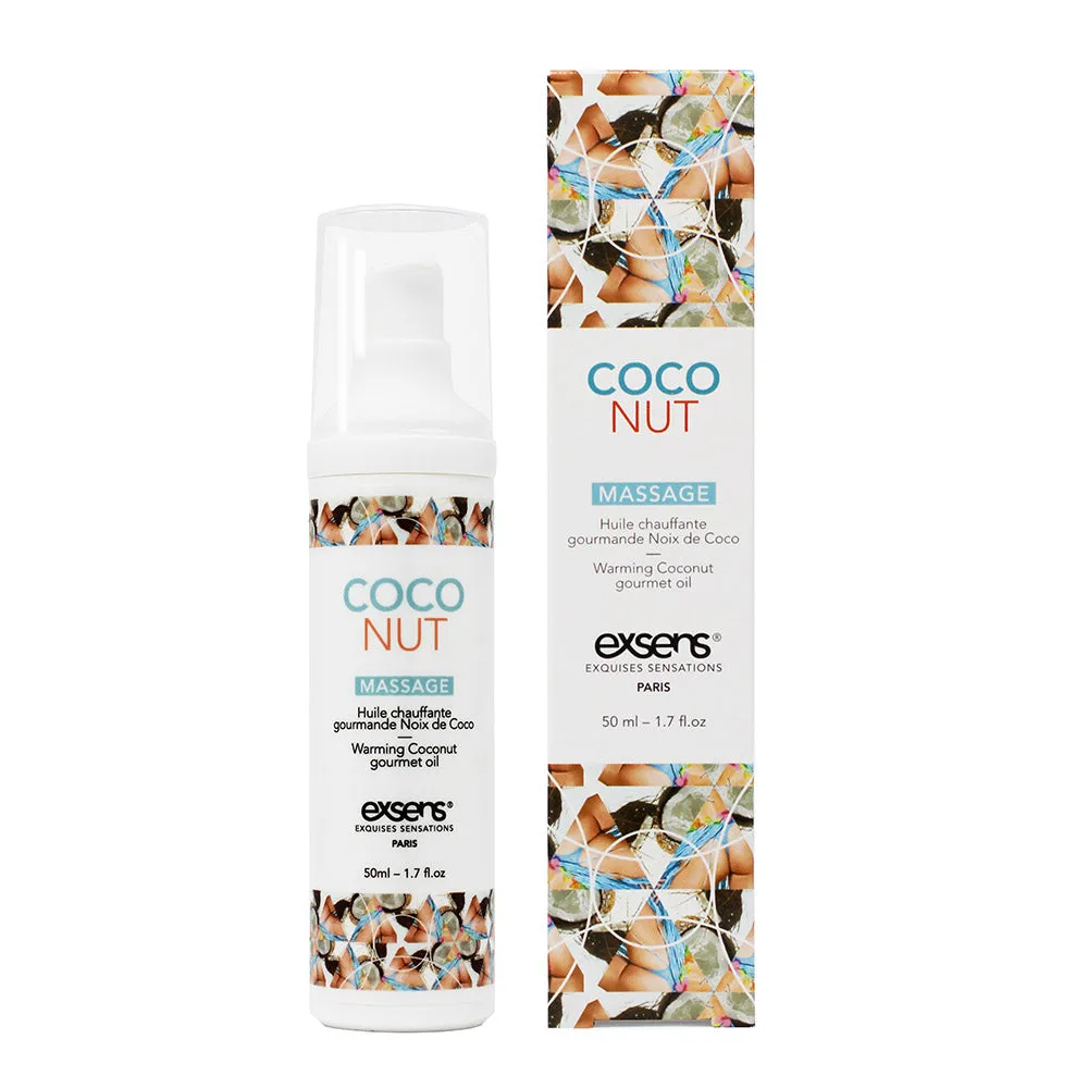 Exsens Coconut Warming Intimate Massage Oil 1.7 oz