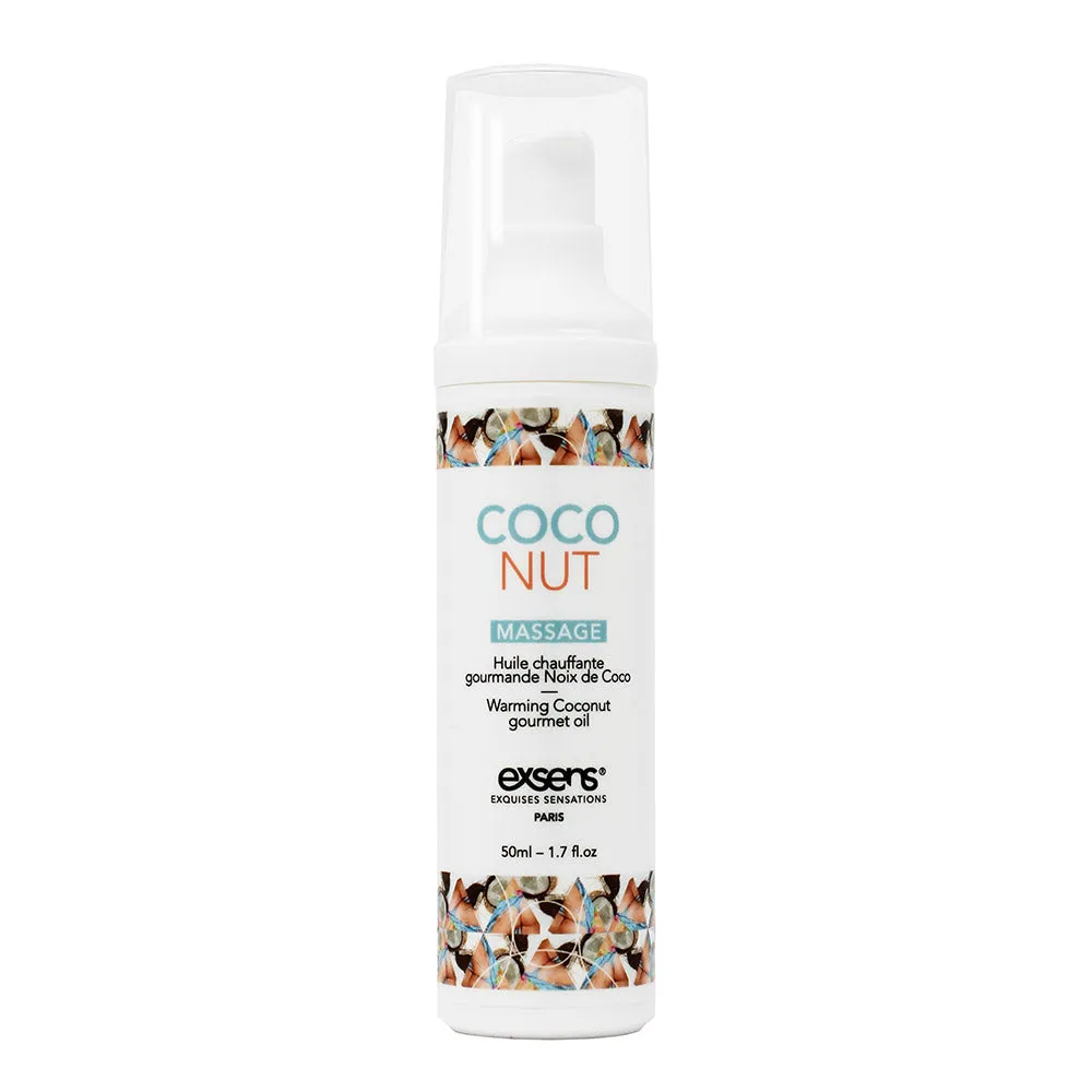 Exsens Coconut Warming Intimate Massage Oil 1.7 oz