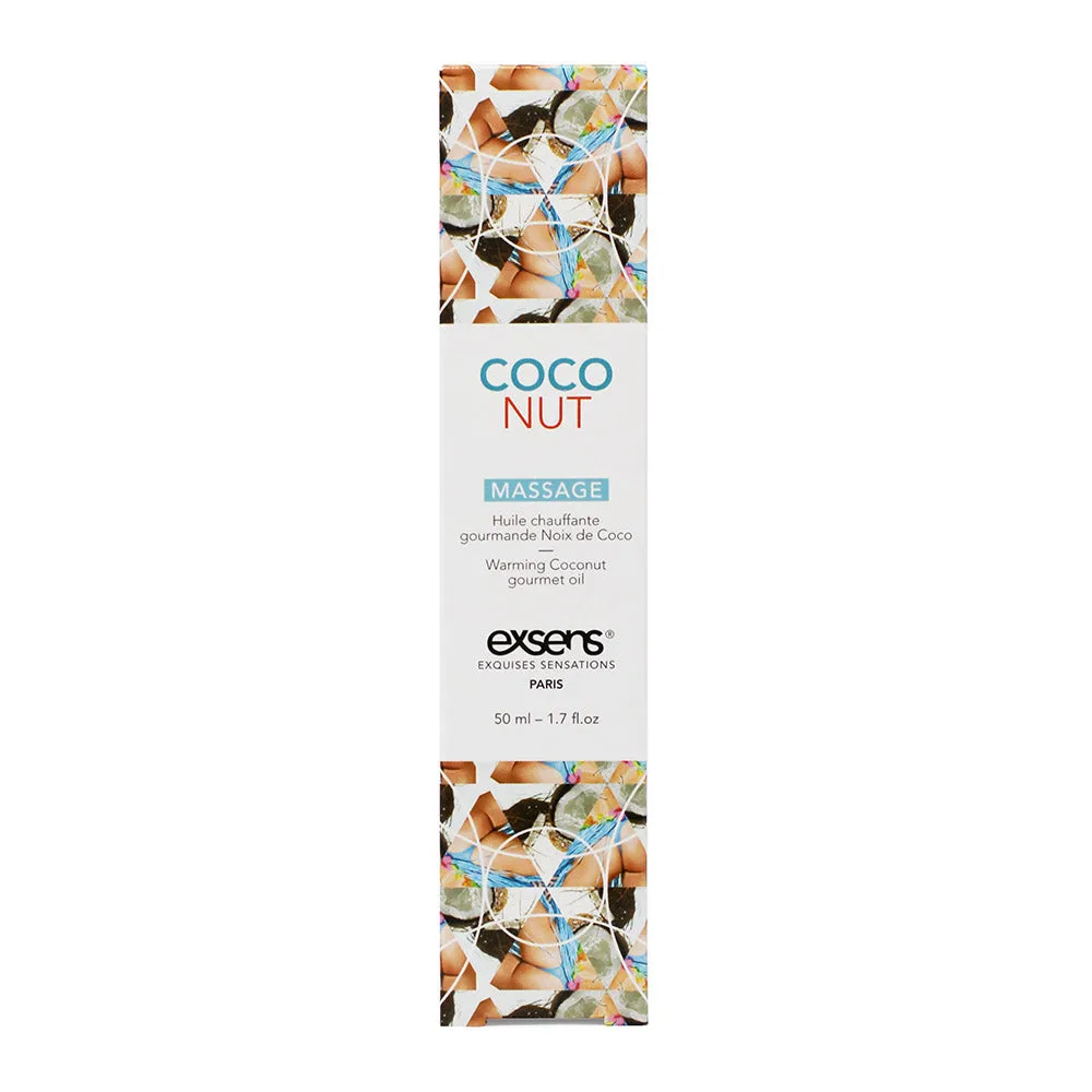 Exsens Coconut Warming Intimate Massage Oil 1.7 oz