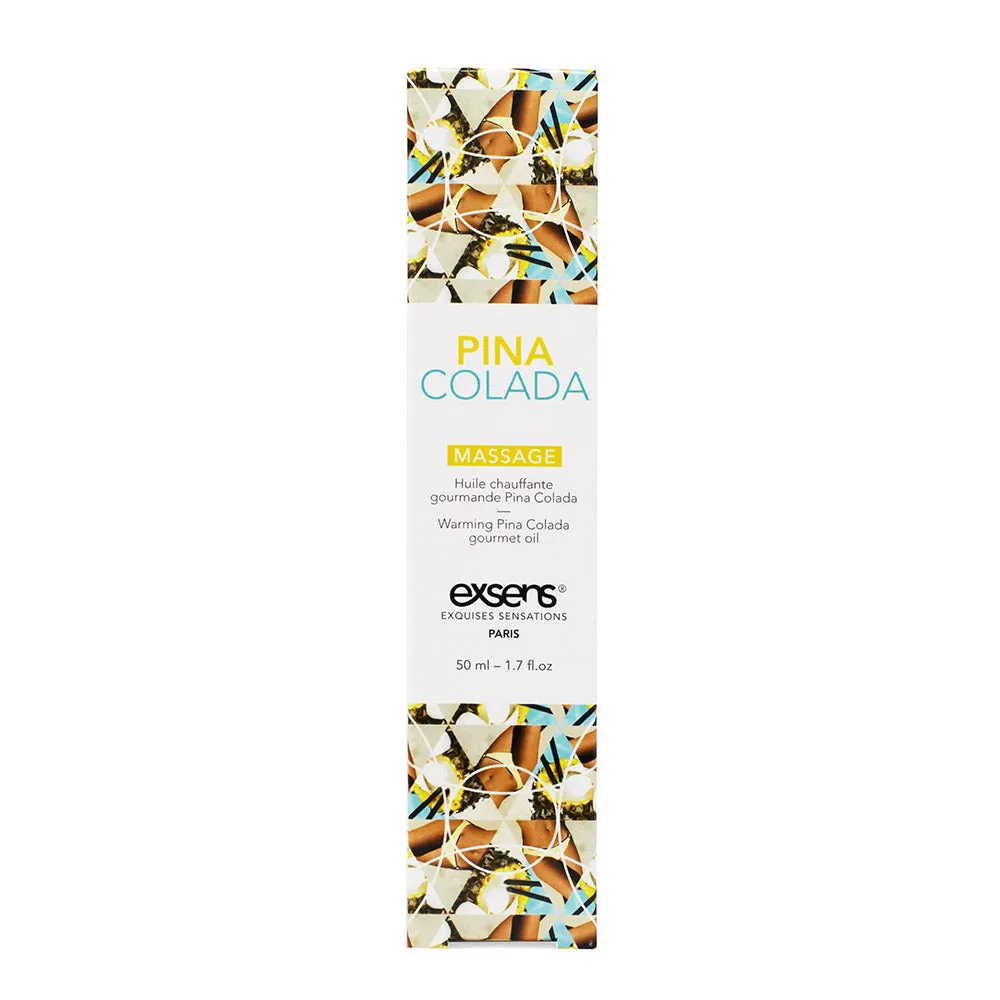 Exsens Pina Colada Warming Intimate Massage Oil 1.7 oz